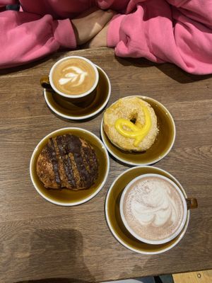 vegan donuts  at Round Kamppi Café in Helsinki