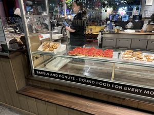 Donuts  at Round Kamppi Café in Helsinki
