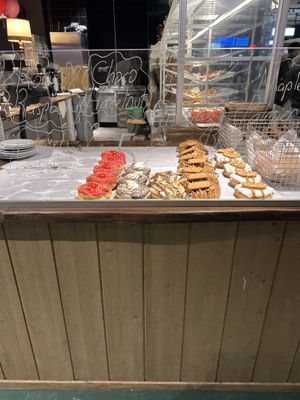Donuts  at Round Kamppi Café in Helsinki