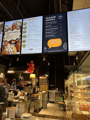 Menu  at Round Kamppi Café in Helsinki