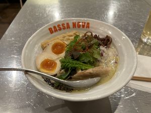 Normally vegan but I requested the egg, by default is fully vegan  at Bassanova Kyoto in Kyoto