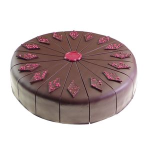 You can order our large vegan Rasberry-Chocolate Cake also online. at Cafe Kreutzkamm in Munich