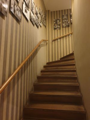 Stairs at Cafe Kreutzkamm in Munich