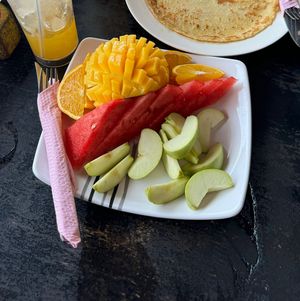 Fruit salad  at Cozy Chalets  in Perhentian Islands