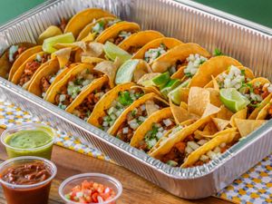 Taco Tray  at Hugo's Tacos in Studio City