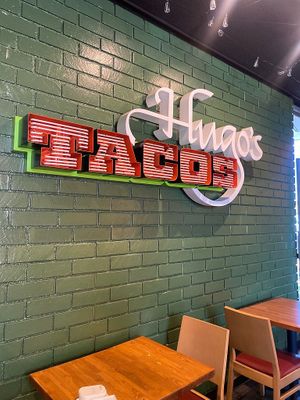 Indoor seating with A/C and Wifi to escape the Valley heat at Hugo's Tacos in Studio City