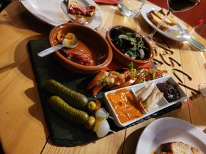 Garlic Mushroom & Peppers at Tasca Dali in Warwick