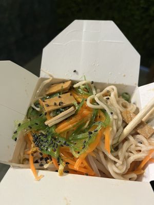Sesame noodles   at Hungry Panda in Madrid