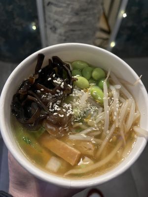 Vegan ramen   at Hungry Panda in Madrid