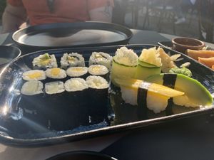 Vegan sushi, meh   at Matchmama in Lisbon