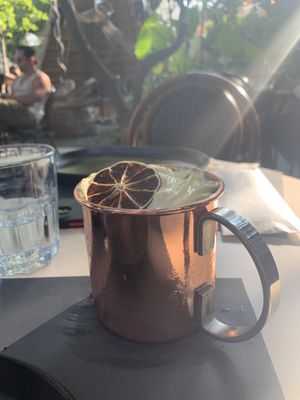Passion fruit mule   at Matchmama in Lisbon