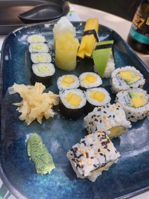 Combinado vegan at Matchmama in Lisbon