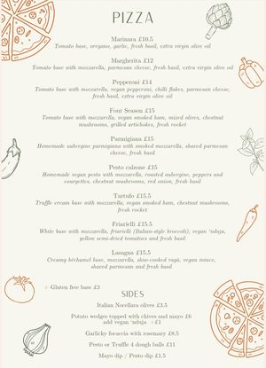 NEW MENU! at Pizza by Vinnie - The Oil Basin Brewhouse in Worcester