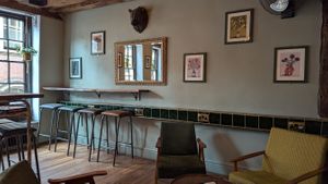 Upstairs seating at Vinnie's at Pizza by Vinnie - The Oil Basin Brewhouse in Worcester