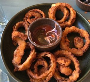 Onion rings   at Dona Sardinha in Luso