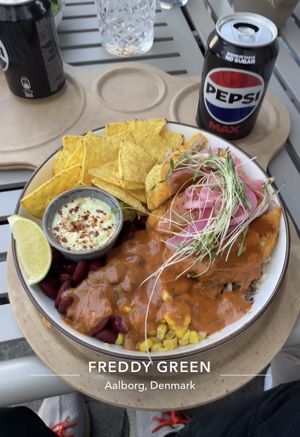 Mexican Bowl (vegan)  at Freddy Green in Aalborg