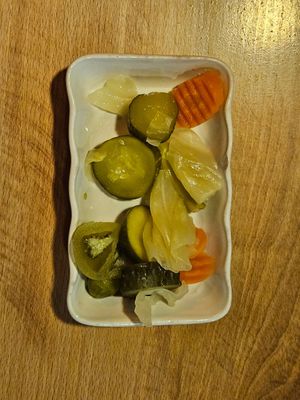 Free apparizers, pickles at Retro Cappadocia  in Nevsehir