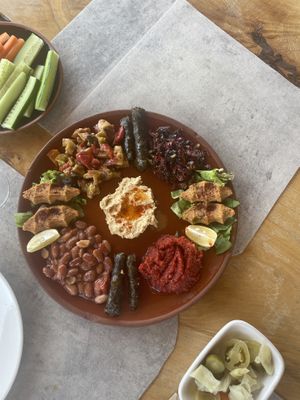 Mezze platter  at Retro Cappadocia  in Nevsehir