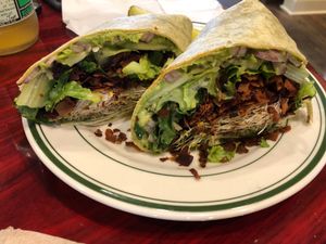 Atomic veggie wrap at Green Lotus Cafe in Hyannis