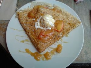 Vegan crêpe at Aubrey's Traditional Creperie in Nottingham