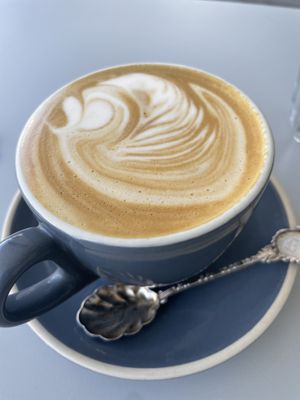 Oat flat white with AMC oat milk! Yum   at Milki & Miller in Boronia