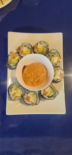 Arigato sushi at World Vegan Cuisine in St Petersburg