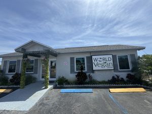   at World Vegan Cuisine in St Petersburg