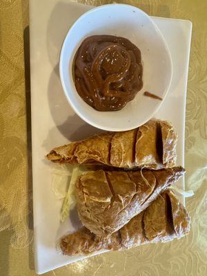 Soy drumsticks   at World Vegan Cuisine in St Petersburg