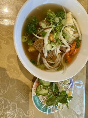 Pho  at World Vegan Cuisine in St Petersburg