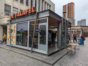 exterior at De Falafel in Rotterdam