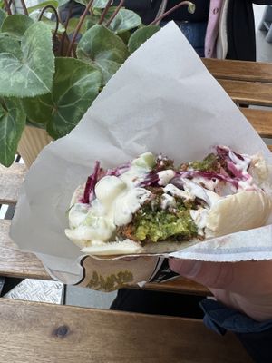   at De Falafel in Rotterdam