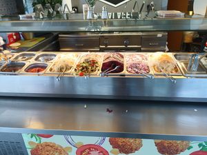 Buffet at De Falafel in Rotterdam