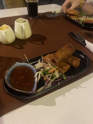 Springrolls  at Duyen - Vietnamese Homecooking by Kim in Zanzibar