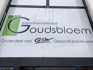 Front  at De Goudsbloem Gezondheidswinkel in Spijkenisse