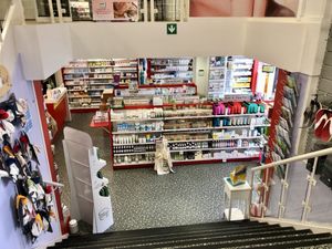 From the first floor  at De Goudsbloem Gezondheidswinkel in Spijkenisse
