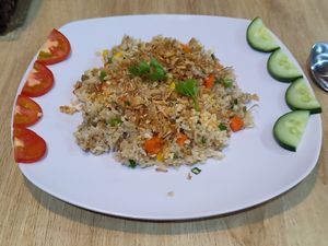 Fried rice with vegetables at Cozy Restaurant Huế  in Hue