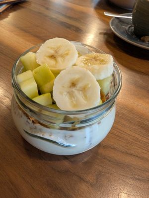 Müsli mit Sojajoghurt at Helga in Konstanz