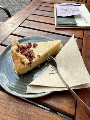 Vegan cheesecakee  at Helga in Konstanz