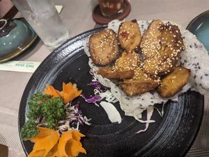 Lion mane mushroom at PHÚC NHÂN CHAY in Can Tho