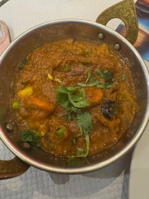 Veggie curryy  at Le Kashmir in La Ciotat