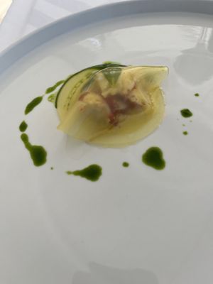 Vegan taster menu  at Sal del Relais Blu in Naples