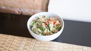 Tabule: Bulgursalat mit Petersilie at Feinberg's in Berlin