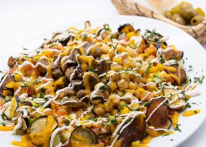 Sabich vegan at Feinberg's in Berlin