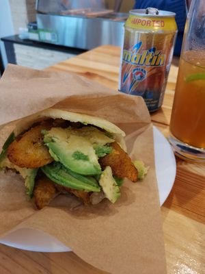 Arepas Mulata und Tropical at Arepas Pa ti Pa mi in Mainz