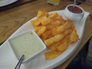 Yuca frita at Arepas Pa ti Pa mi in Mainz