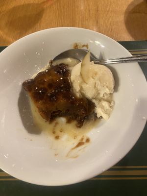 Sticky toffee pudding.   at Royal Oak  in Harrogate
