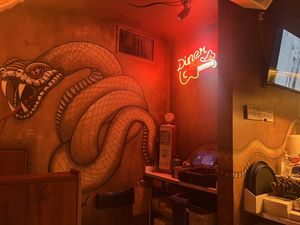   at Snake Bite Roadhouse in Yucca Valley