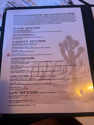   at Snake Bite Roadhouse in Yucca Valley