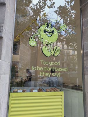 Storefront at Areca Bakery in Barcelona