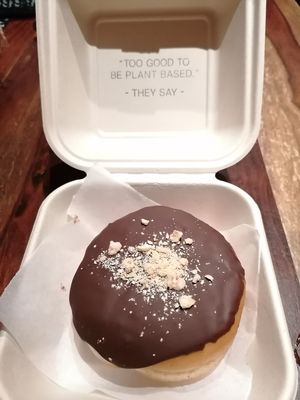 Ferrero Rocher doughnut  at Areca Bakery in Barcelona